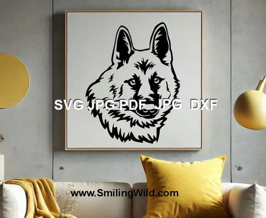 Hälleforshund DXF SVG PNG hunting dog vector design for Glowforge and CNC engraving