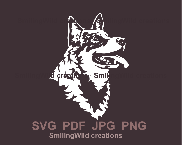 australian cattle dog - a digital file for craftoworks