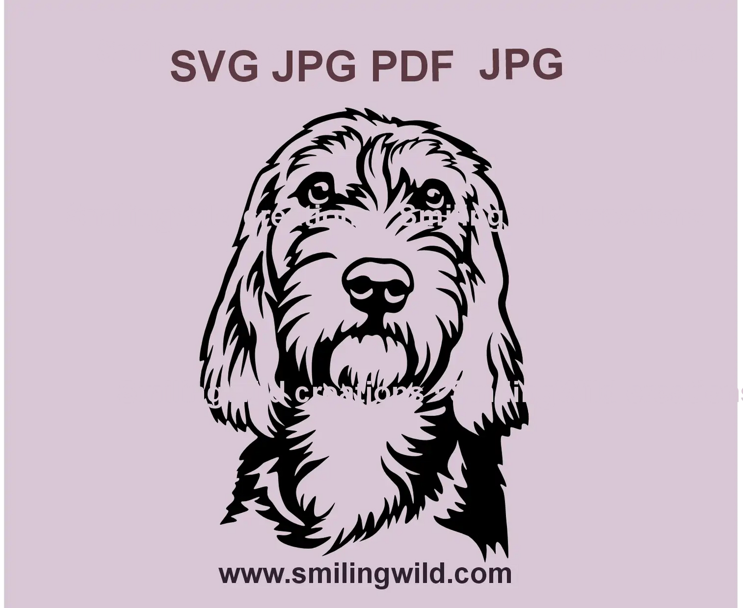 barak Hound digital hunting dog design for Glowforge and Silhouette Cameo