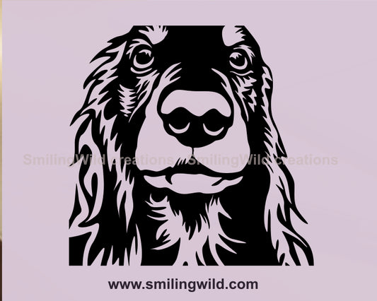 black dachshund cuttable digital
drawing