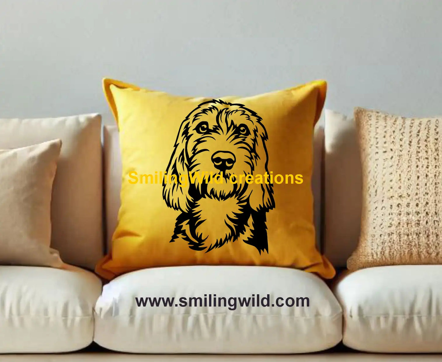 Detailed Bosnian Coarse-haired hound also known as Barak Hound DXF file for dog lovers, great for engraving and cutting machines