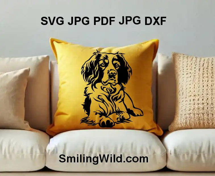 High-resolution PNG of a realistic Brittany hunting dog – ideal for custom signs or DIY decor
