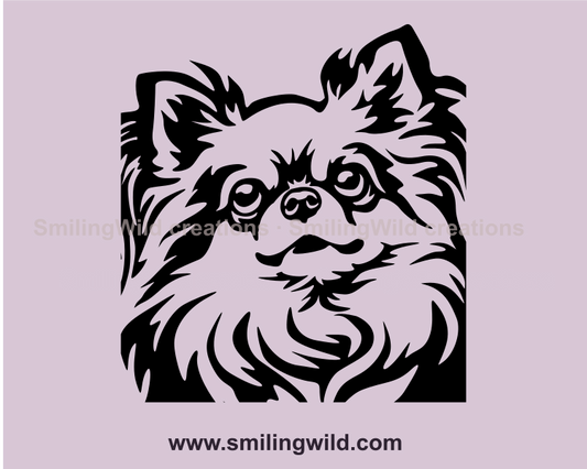chihuahua svg vector graphic desgin face