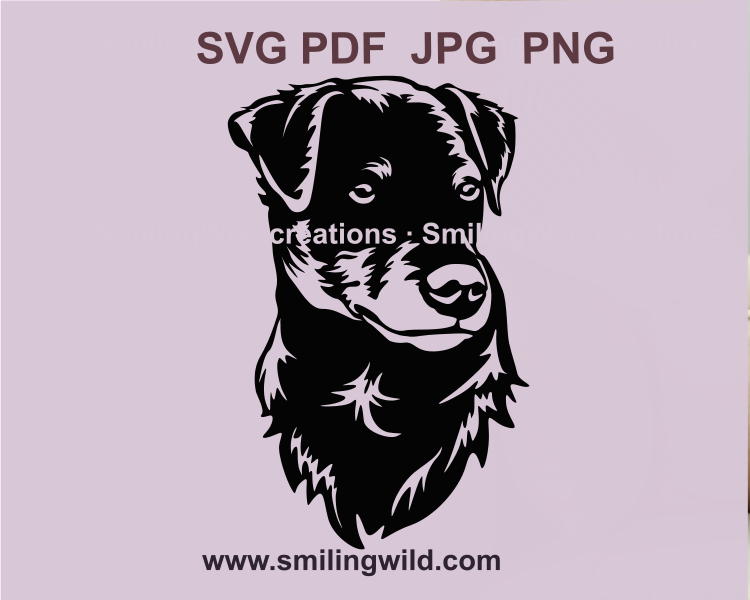 German hunting terrier svg clip art design