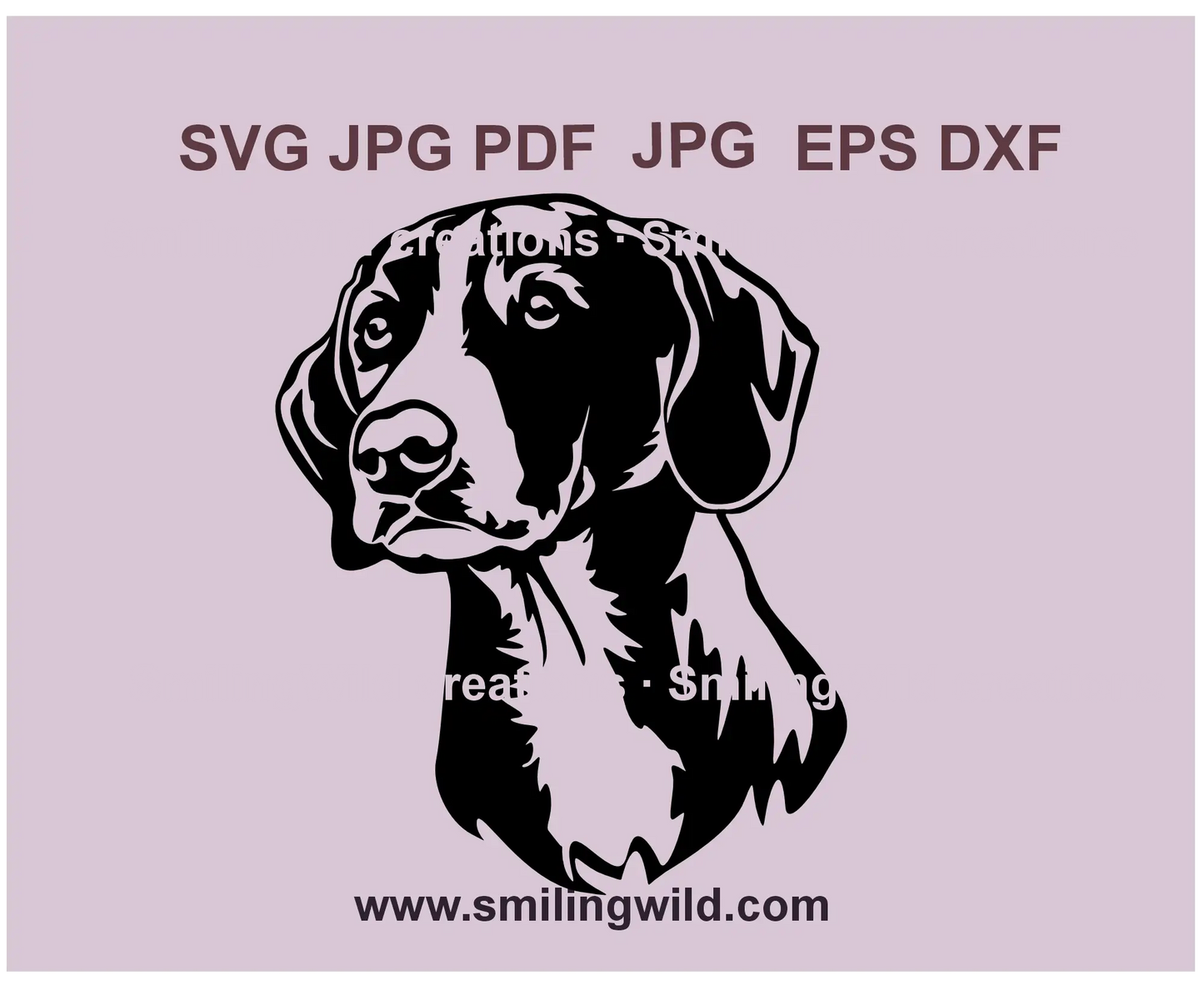 Gotland Hound hunting dog SVG, PNG, and DXF clipart for Cricut, Silhouette, and laser cutting projects