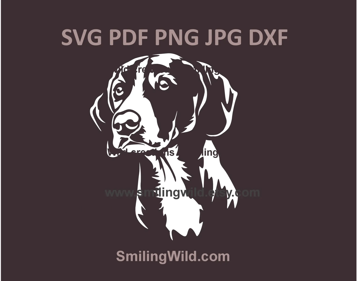 Gotland Hound SVG & PNG vector file – detailed hunting dog clipart for Cricut, Silhouette, and laser cutting DIY projects