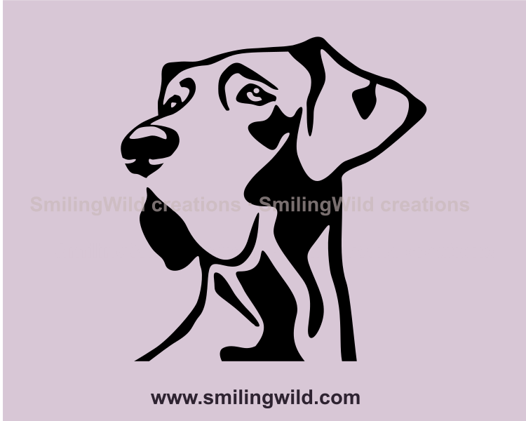 great dane svg clip art design in graphic style