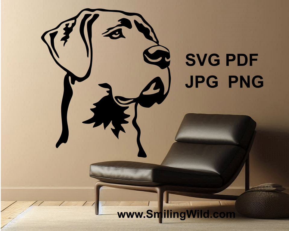 great dane svg vector digital design produced as wall sticker
