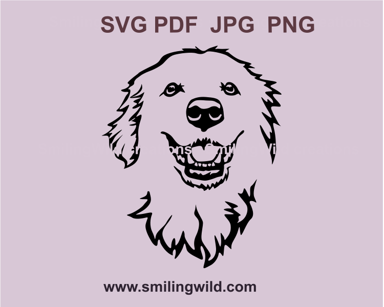 great pyrenees svg vector clip art design
