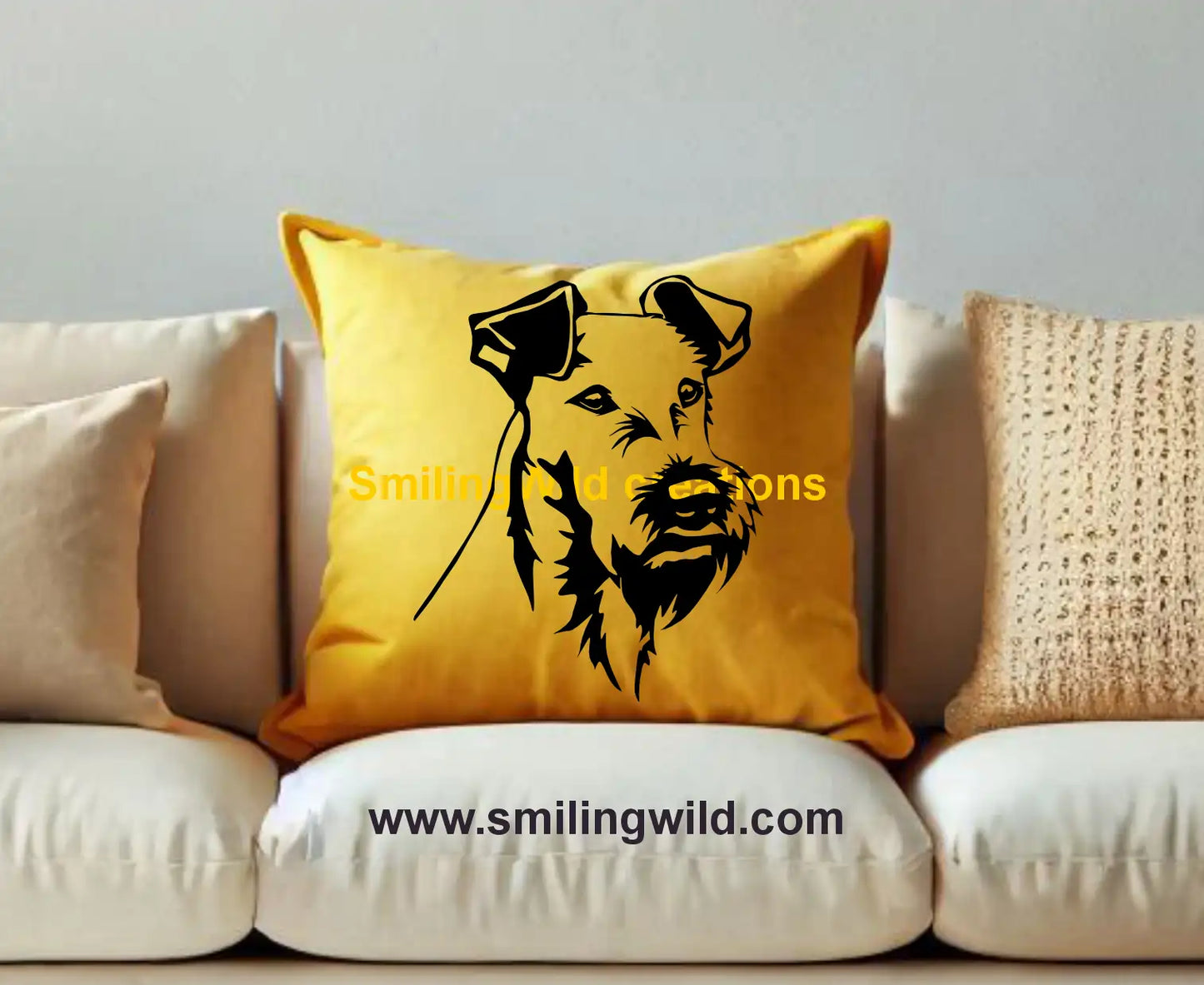 Irish Terrier DXF portrait vector clipart, ideal for Glowforge engraving and custom designs