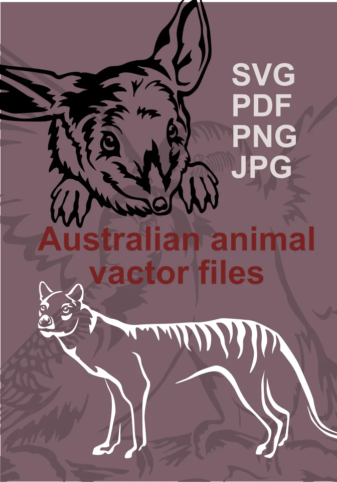 Australian animal svg design collection