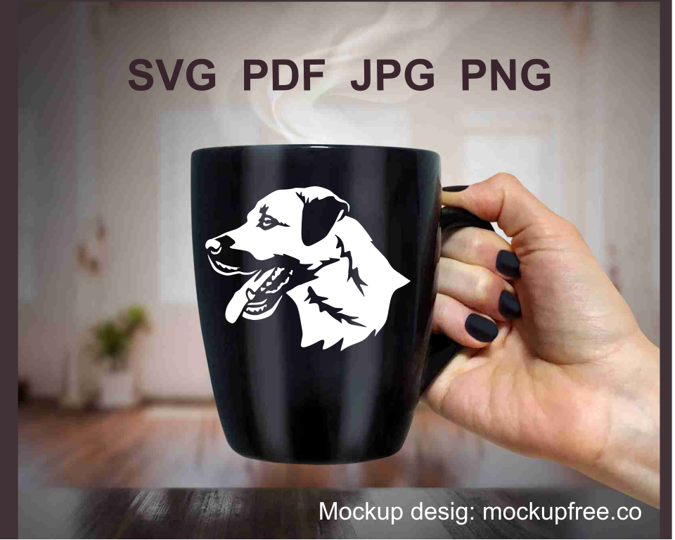 anatolian shepherd printable application shown on a mug