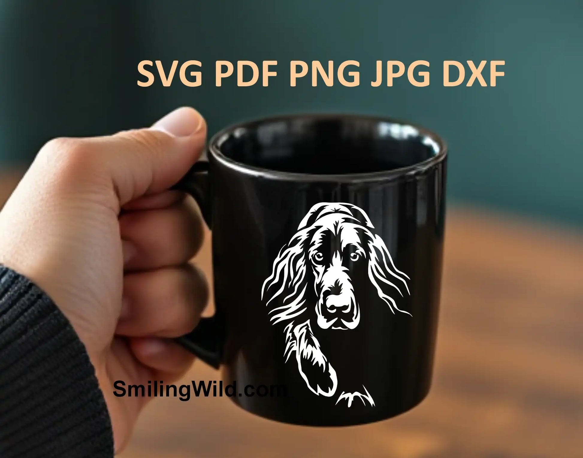 High-quality German Longhaired Pointer dog vector file, perfect for custom engraving and crafting