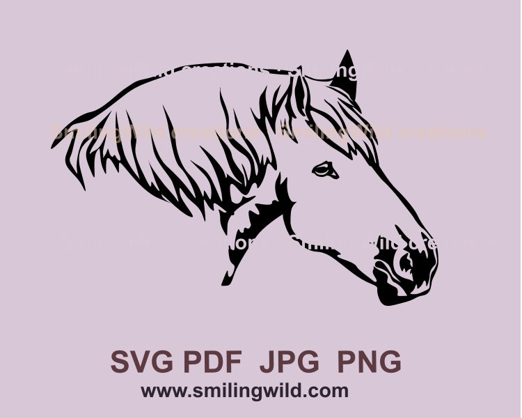 Belgisches Zugpferd SVG ClipArt schneidbares Design (Kopie)