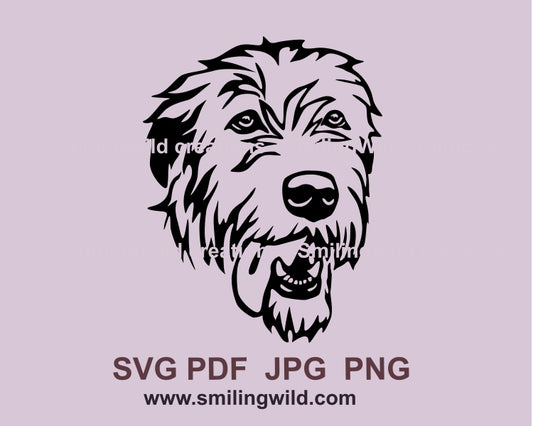 Irish woulfhound svg cuttable vector file