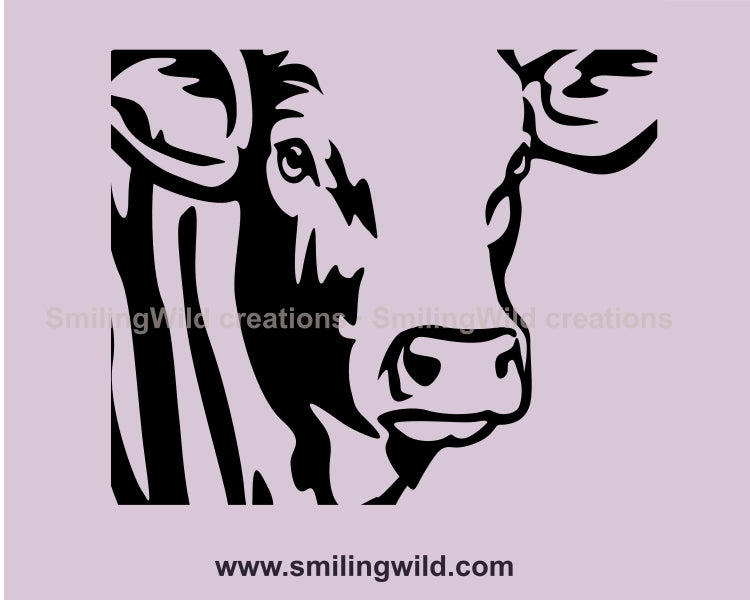 Beefmaster bull svg vector design, cattle cuttbale clip art