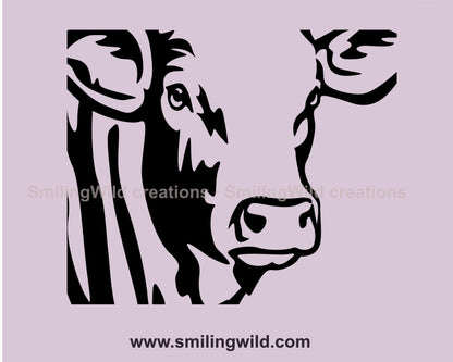 Beefmaster bull svg vector design, cattle cuttbale clip art