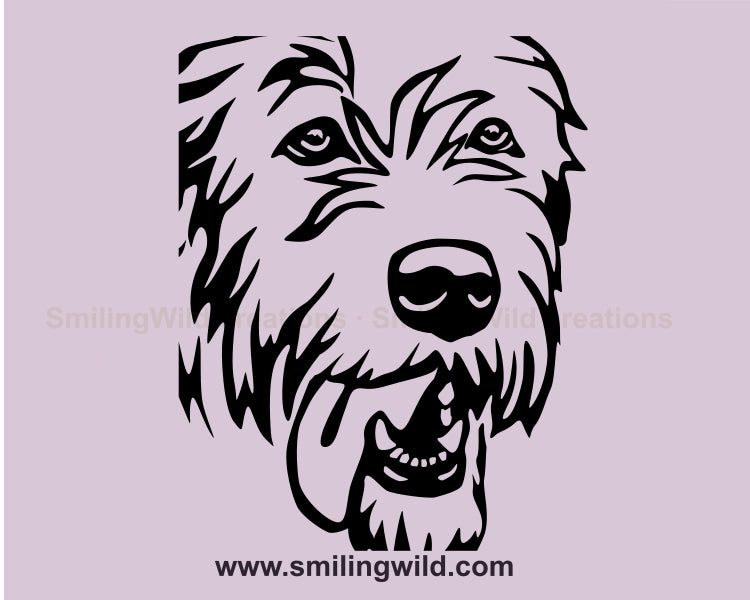 Irish woulfhound svg cuttable vector file