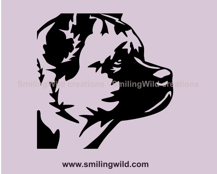 American akita svg clip art portrait, dog vector graphic digital vector graphic file