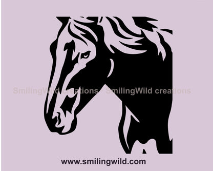 Appaloosa Pferd SVG ClipArt schneidbares Design