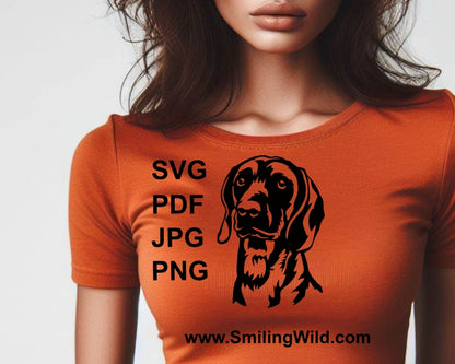 Bavarian mountain scent hound svg vector file