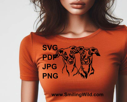 galgo clip art on t shirt