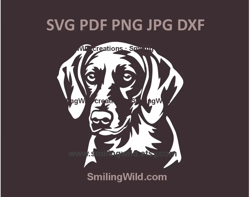 White American Foxhound SVG & PNG – Hunting Dog Vector Clipart for Laser Cutting & Cricut DIY Projects