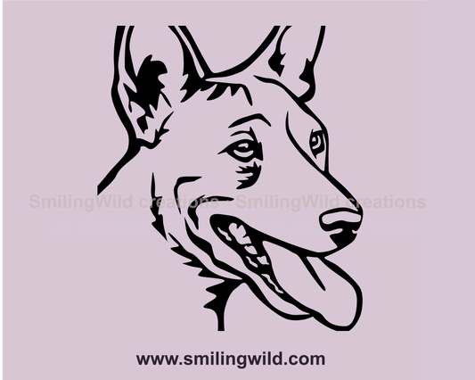 basenji dog face image