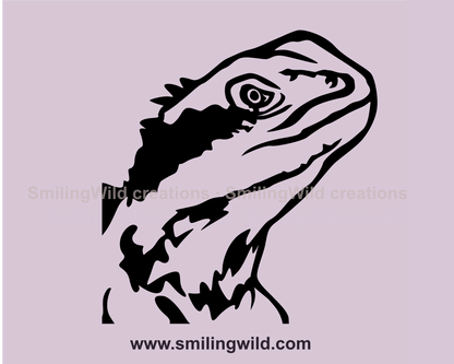 bearded dragon portrait