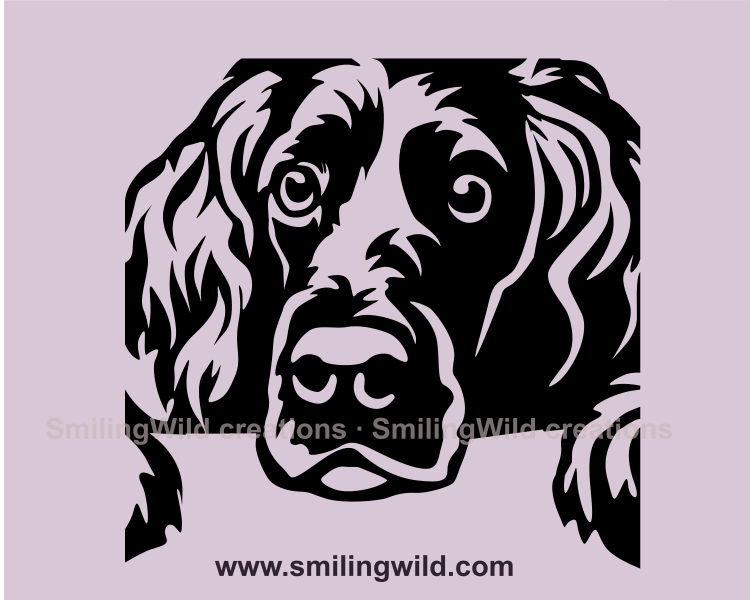 Peeking Boykin Spaniel SVG schneidbare Datei, Jagdhund SVG ClipArt