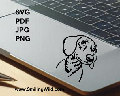 dachshund sticker image design