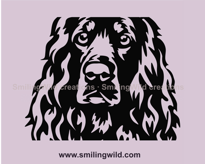 field spaniel face design