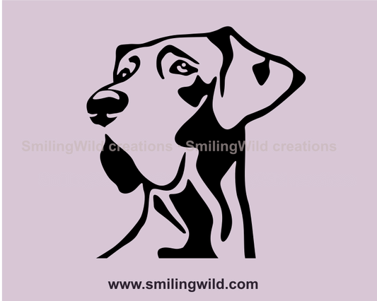 great dane svg clip art design in graphic style
