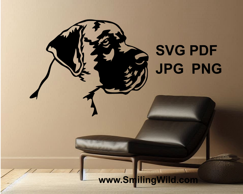 Great dane svg file for DIY ideas