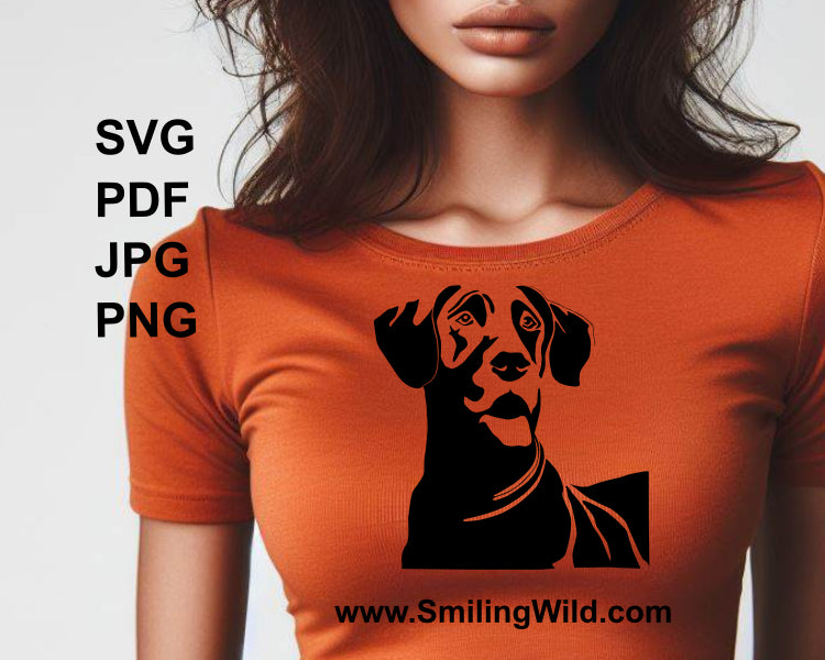 great dane face t shirt design sample