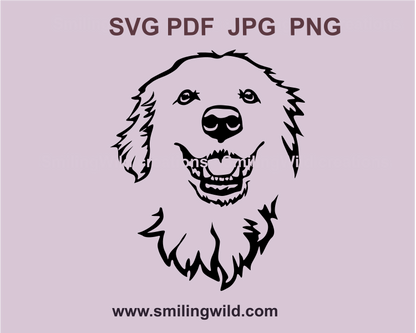 great pyrenees svg vector clip art design
