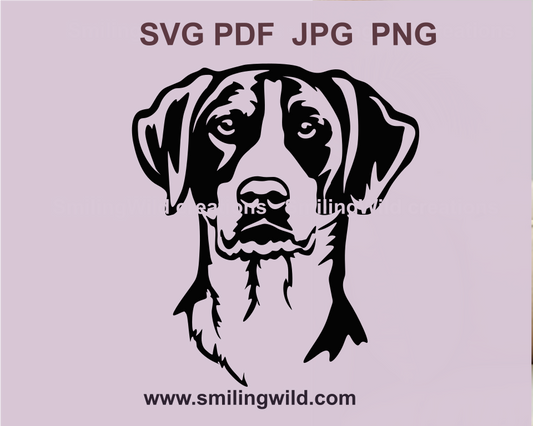 hamiltonstovare svg unique pet portrait in black graphic image