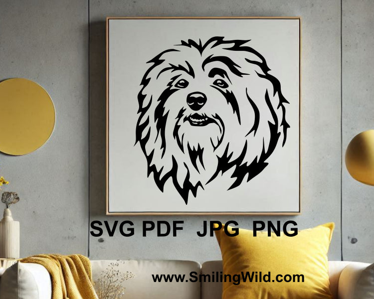 havanese svg and png dog clip art for diy and crafting projects