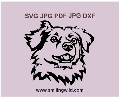 Kokoni dog SVG digital download for Cricut and laser cutting projects