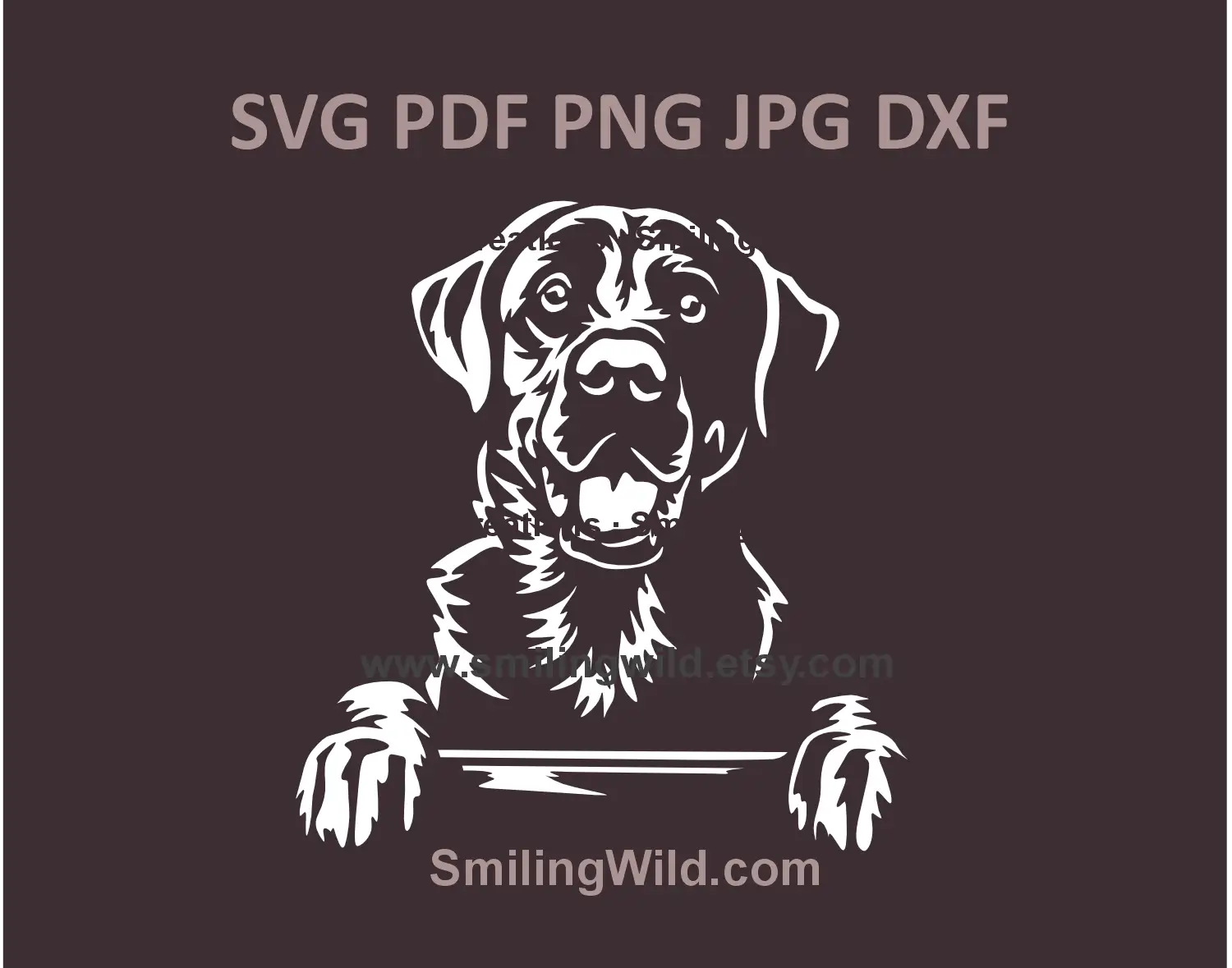 Black Lab Dxf File Labrador Retriever SVG & PNG, DXF – Black & White Lab Graphic – Huntin ...