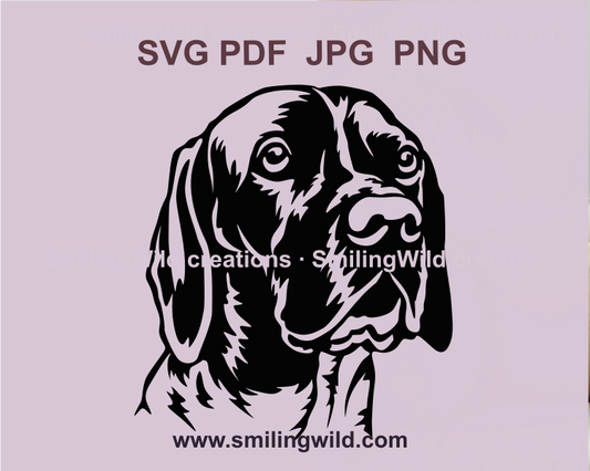 old danish pointer dog svg and png vector graphic clipart design wor rustic hunting lodge wall art