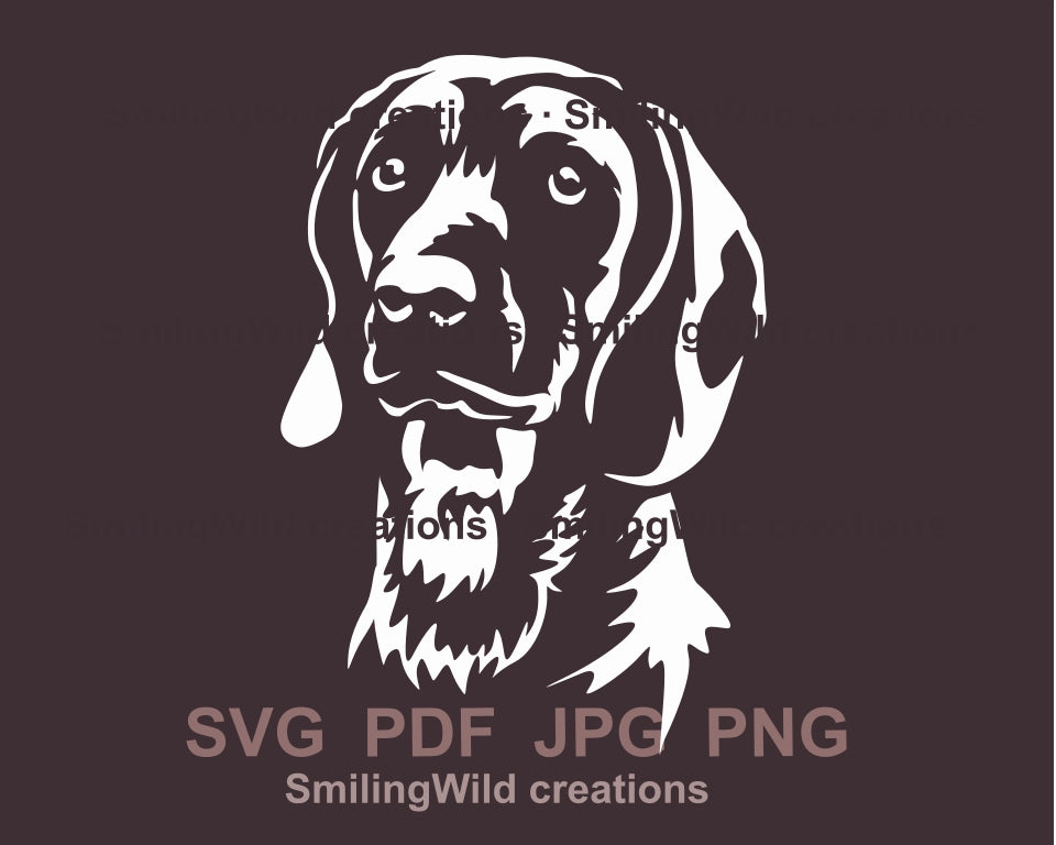 Bayerischer Gebirgsschweißhund SVG ClipArt