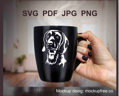 Bavarian mountain scent hound svg clip art