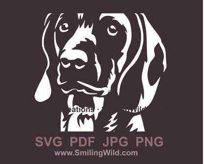 Bavarian mountain scent hound svg clip art