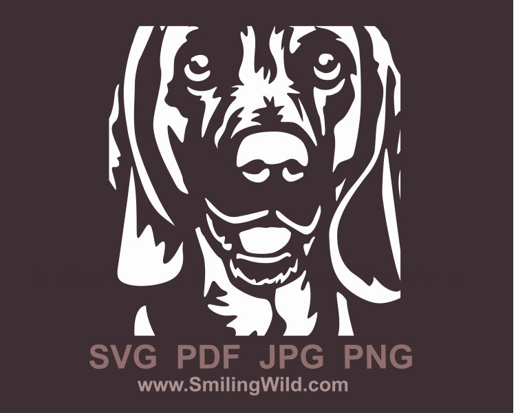 Bayerischer Gebirgsschweißhund SVG ClipArt