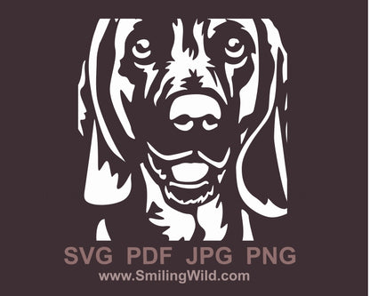 Bayerischer Gebirgsschweißhund SVG ClipArt