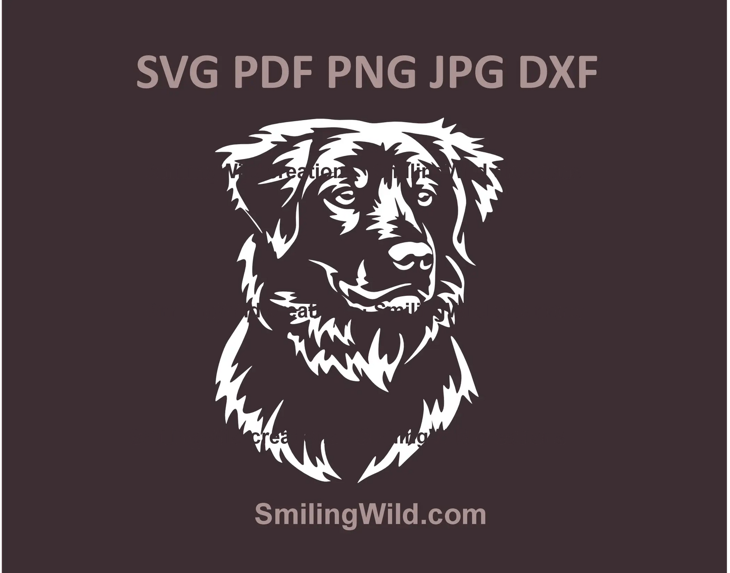 White Toller dog SVG clipart – a hunting dog vector design for Cricut, Glowforge, and laser cutting projects