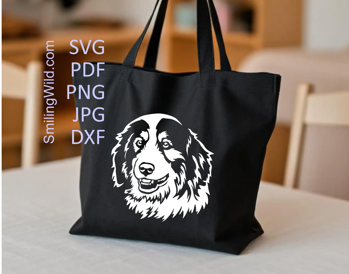 Tornjak face in white vector image  for cutting projects