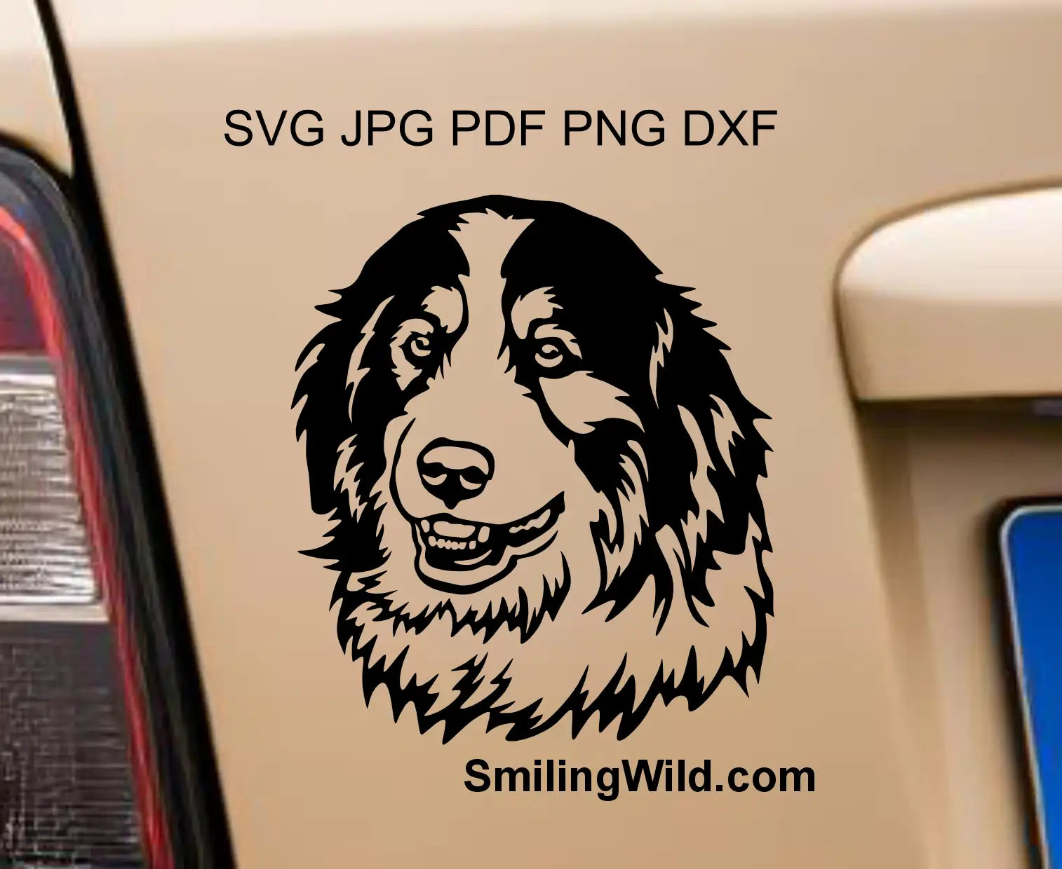 Tornjak svg and png vector clipart drawing for laser and cricut