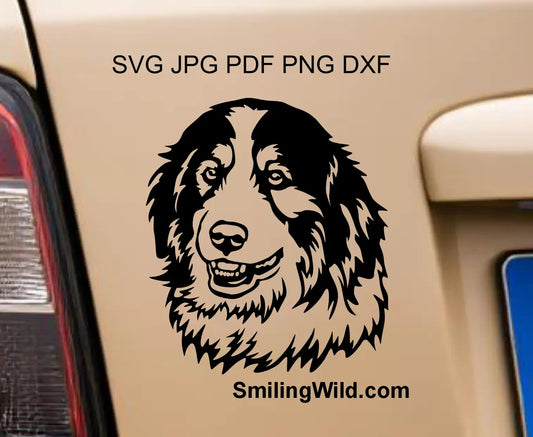 Tornjak svg and png vector clipart drawing for laser and cricut